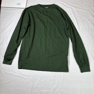 Nevada Mens Green long sleeve active shirt size Large